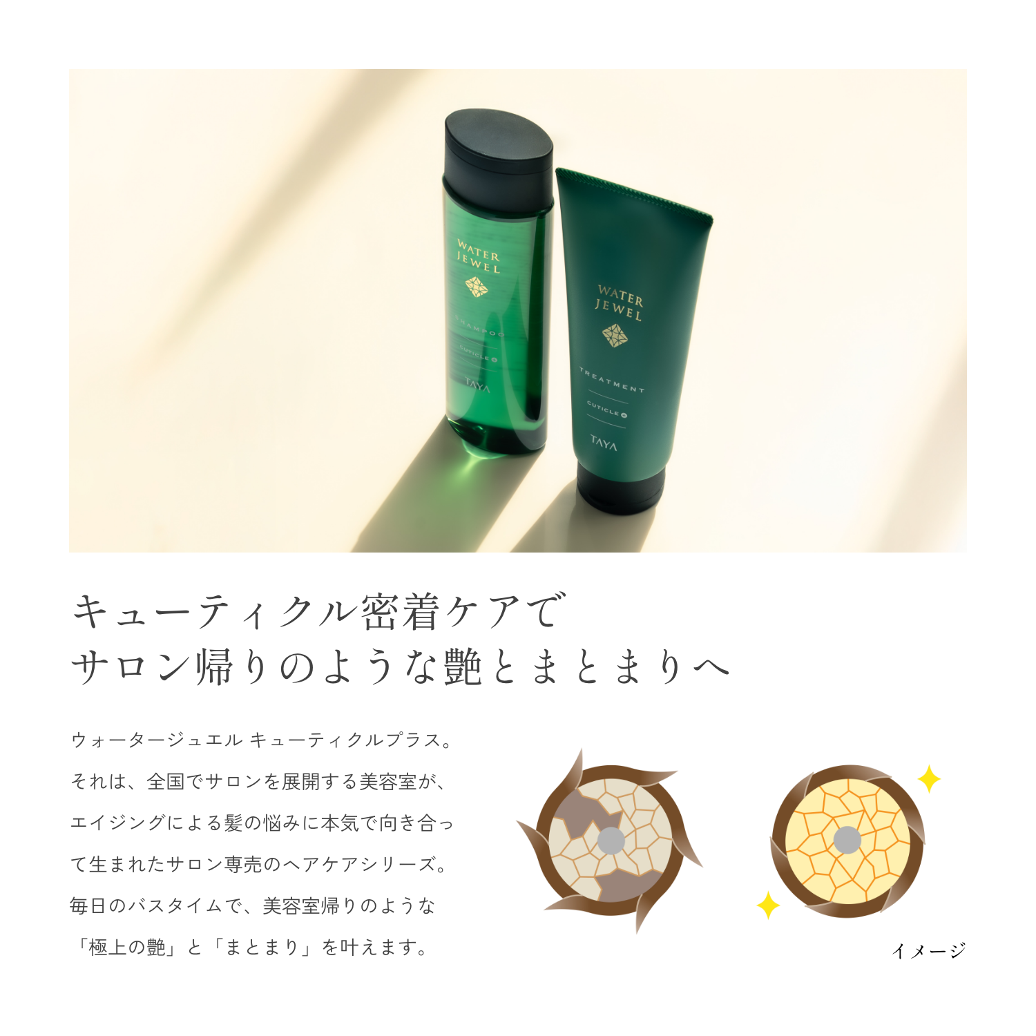 ウォータージュエル トリートメント キューティクルプラス