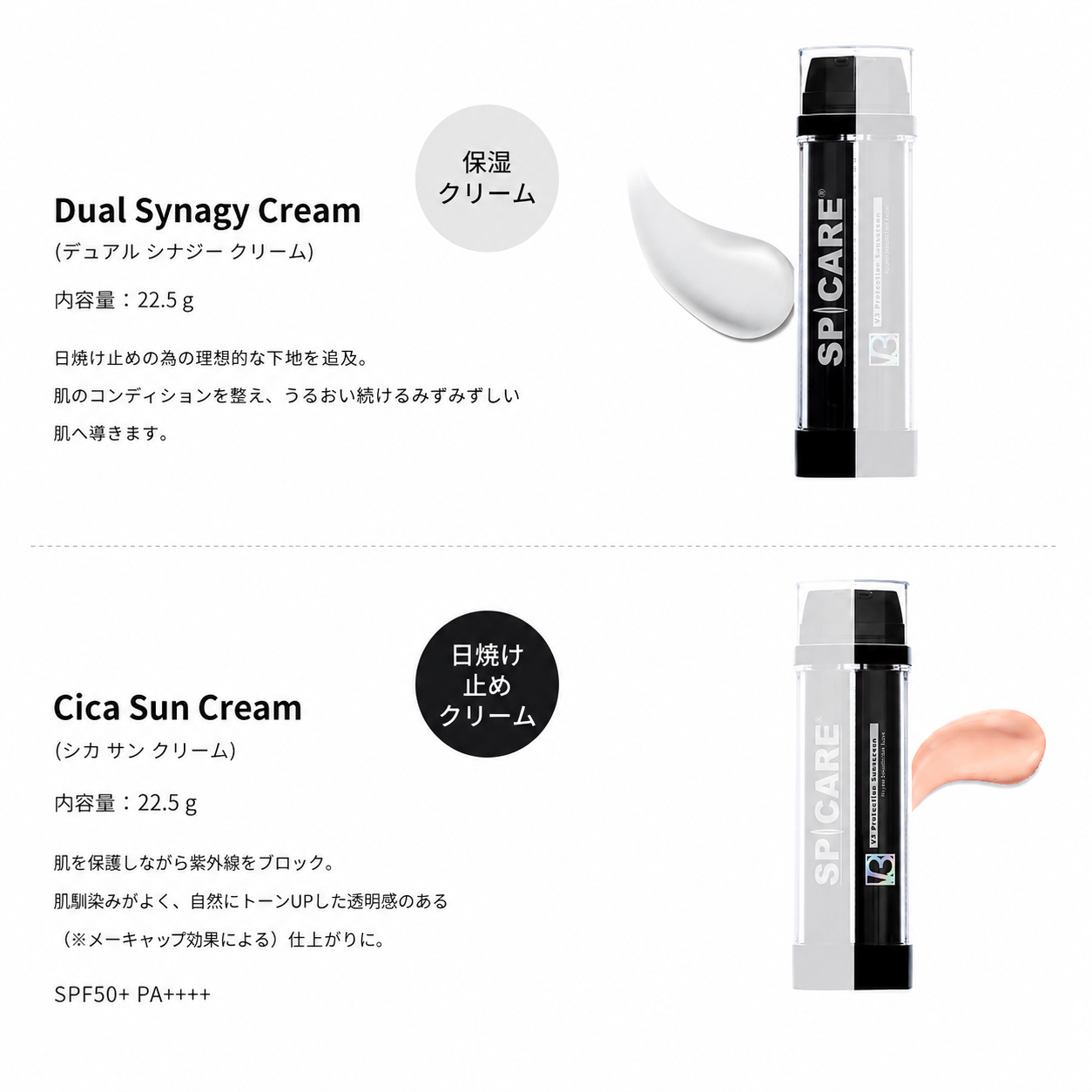 V3 エキサイティング ファンデーション&プロテクション サンスクリーン 2点セット